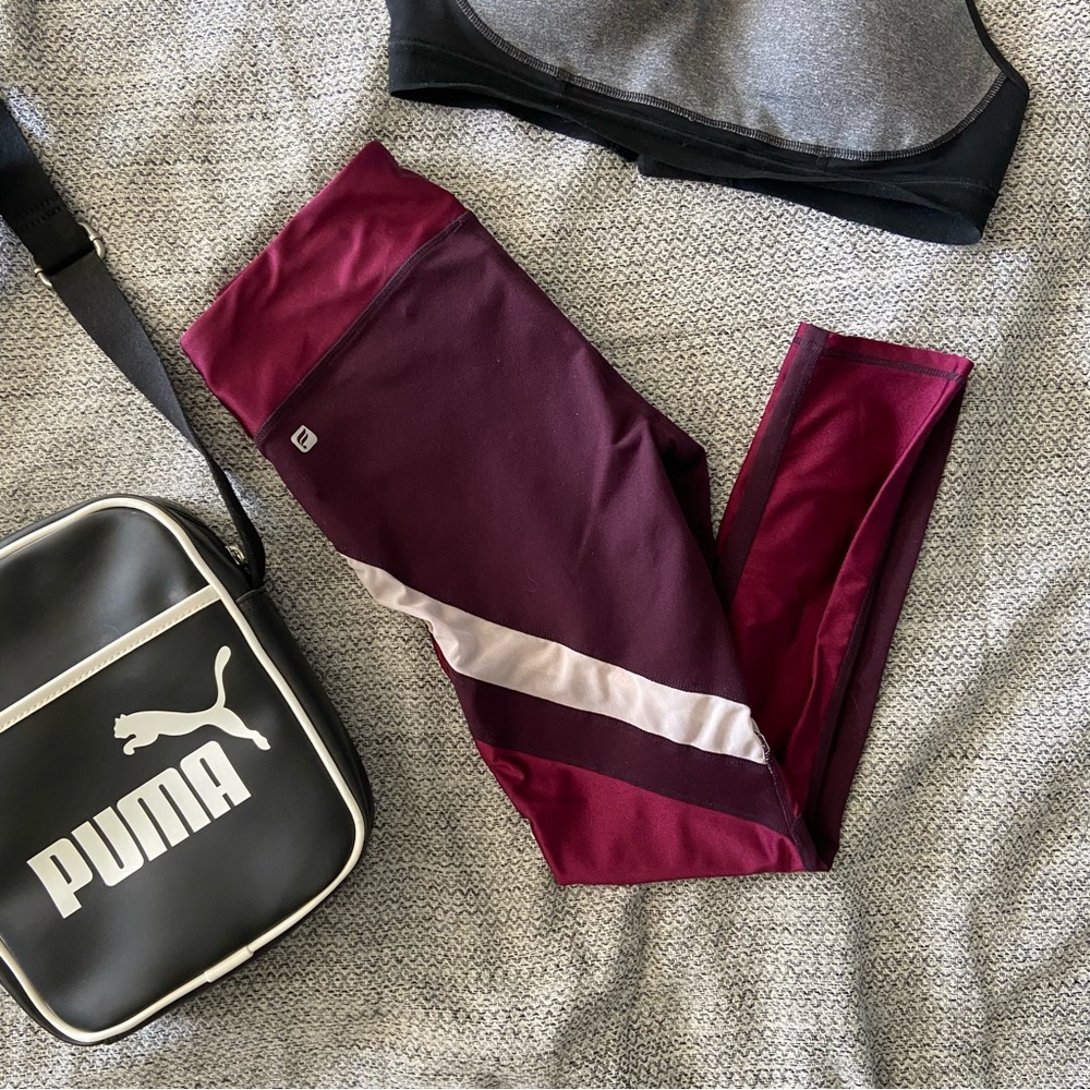 Fabletics pink workout leggings